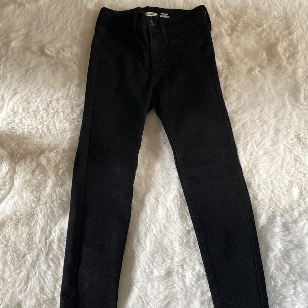 Old Navy Girls Size 6 Ballerina Black Jeggings